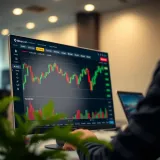 Dashboard overview of a binary options trading platform highlighting key features and tools