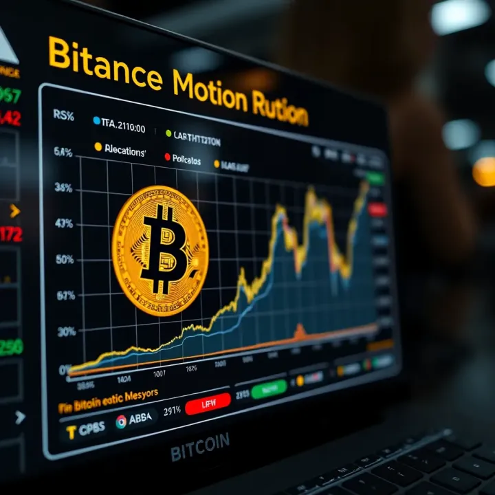 Graph showing potential benefits and risks for cryptocurrency investors using Bitcoin Motion