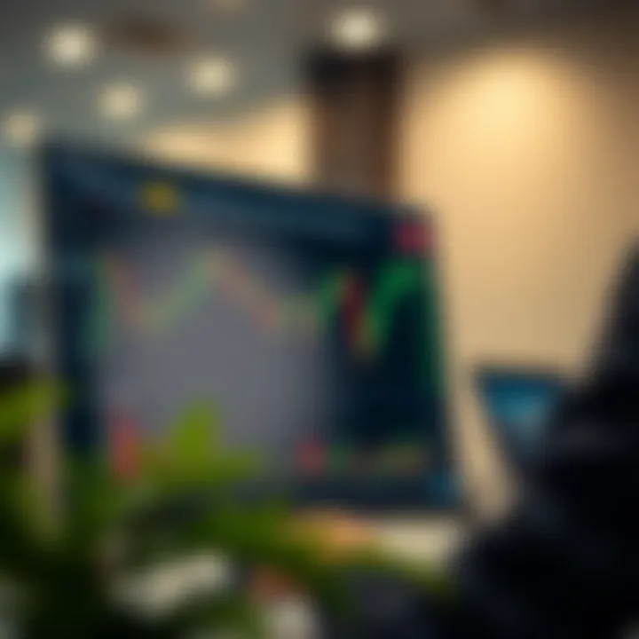 Dashboard overview of a binary options trading platform highlighting key features and tools