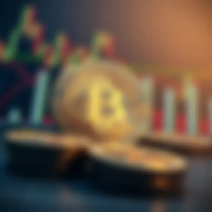Visual representation of Bitcoin market volatility and investment risk considerations