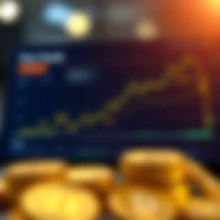 Graph showing Bitcoin price trends with key influential factors highlighted