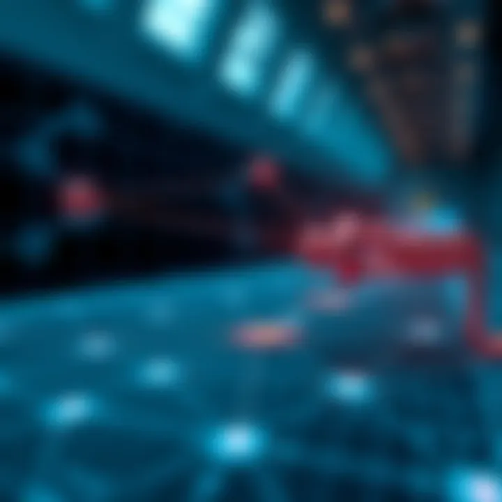 Decentralized oracle network architecture illustrating data flow to smart contracts