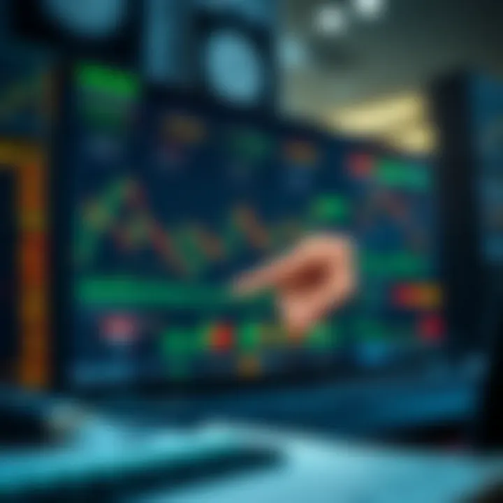 User-friendly trading dashboard featuring charts and tools for binary options