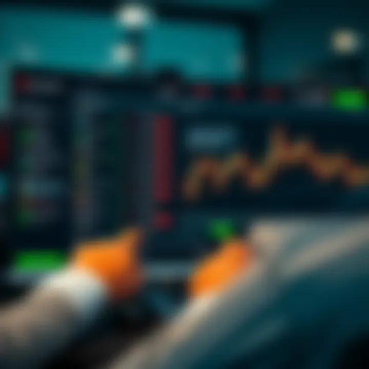 User interacting with Binary Bot dashboard displaying trading options and automation controls