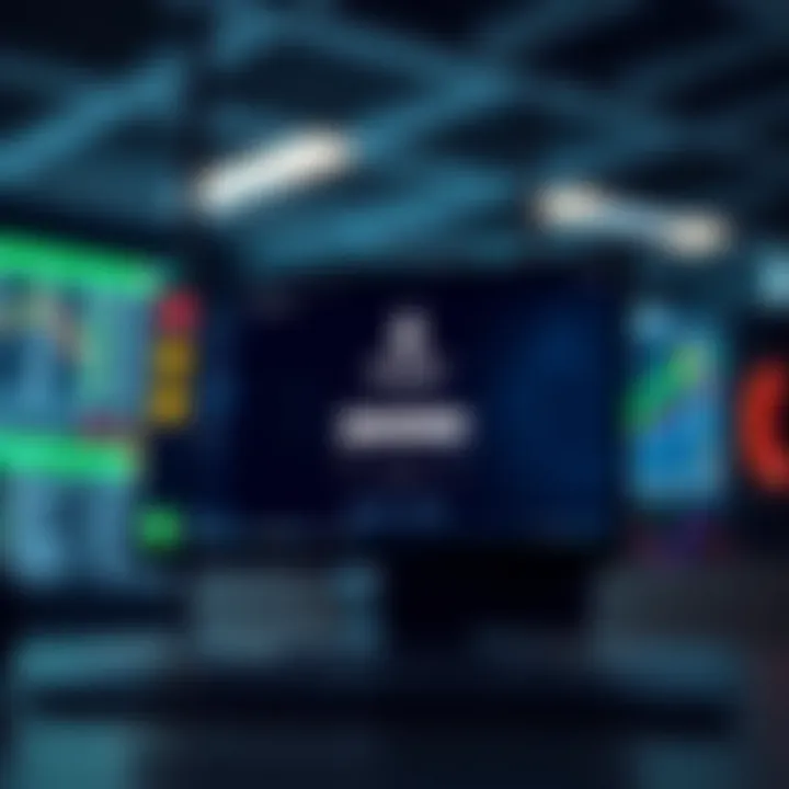 Login interface showing secure access to trading platform