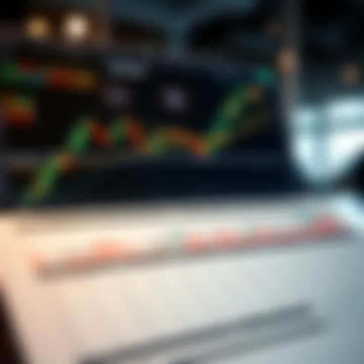 Graph illustrating trading strategies and performance metrics on Quotex platform