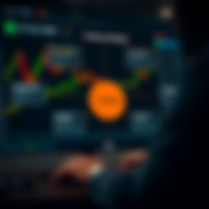 Diagram illustrating common trading strategies and risk management techniques used on Cotex Trader