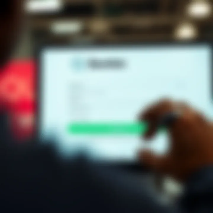 User filling out registration form on Quotex platform