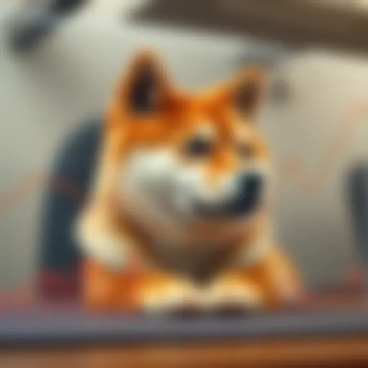 Graph showing market trends and regulatory factors influencing cryptocurrency value