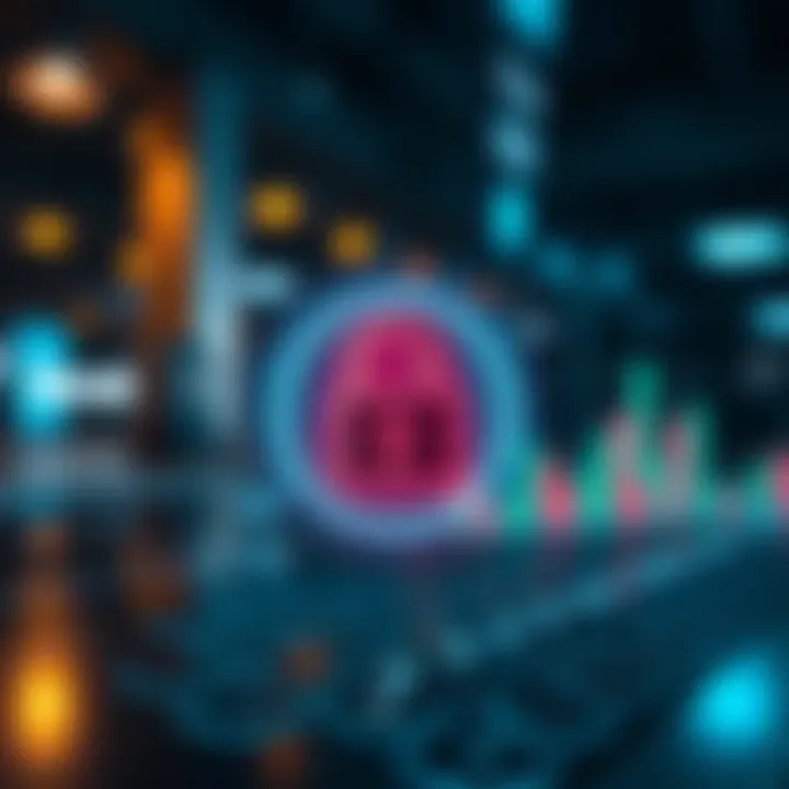 Visual representation of online trading security features and platform reputation