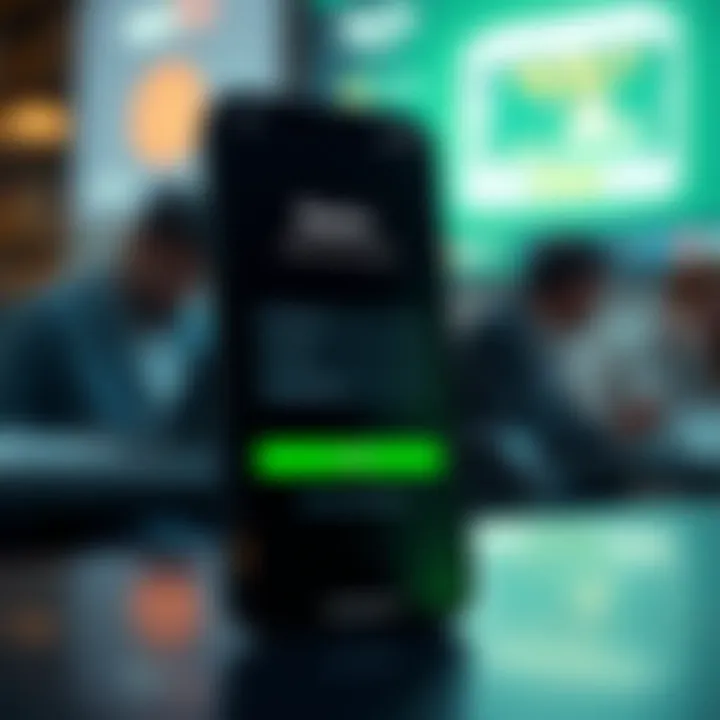 Secure login screen of the Deriv app showcasing authentication features for traders