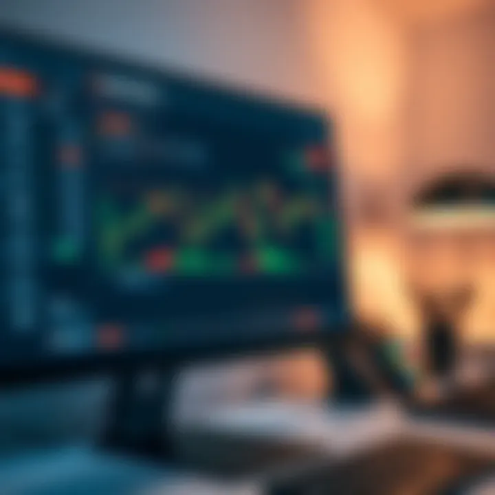 Downloading and Installing Quotex on Your PC Computer screen displaying Quotex trading platform interface with graphs and options