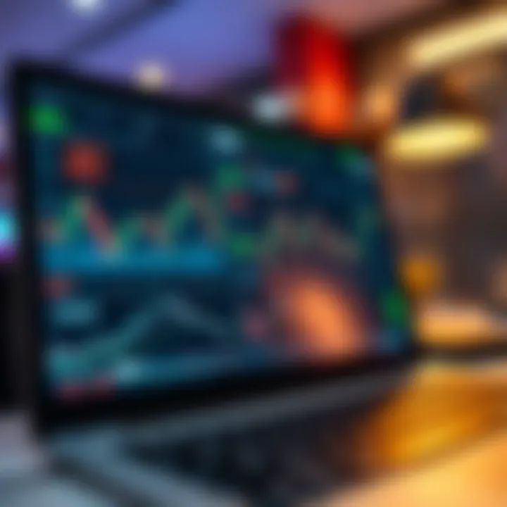 User-friendly interface of IQ Option showing various trading tools and charts