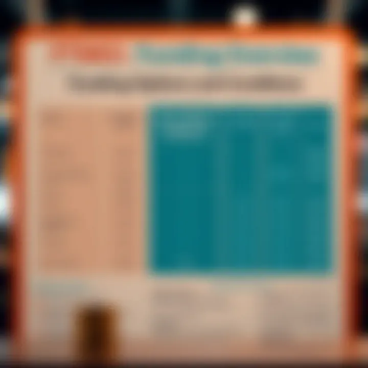 Visual representation of FTMO funding options highlighting costs and conditions for traders