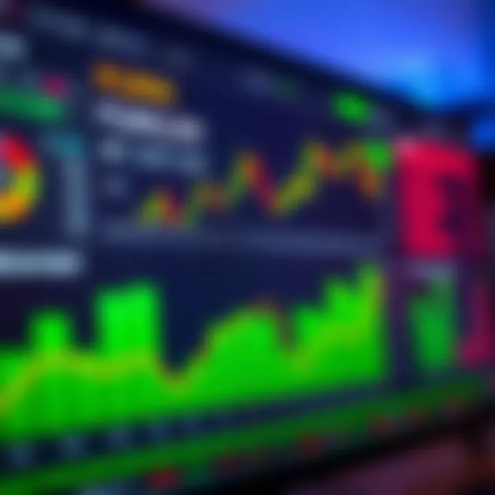 Affiliate marketing dashboard showing trading platform statistics and earnings