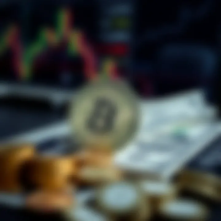 Visual representation of investors receiving dividends from fractional shares in a stock portfolio