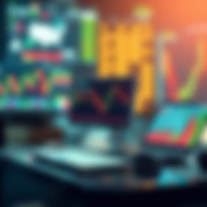 Illustration of diversified markets accessible through demo accounts for investment practice