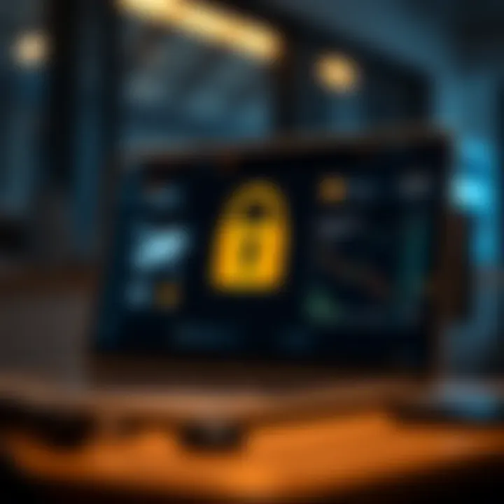 Security features and tools integrated within a trader platform for safe transactions