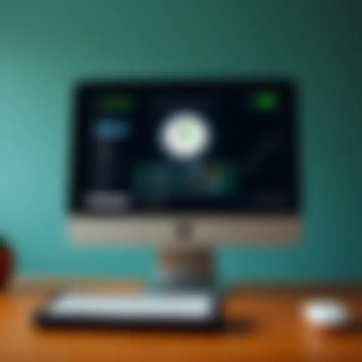 Screen displaying Pocket Option platform interface on a desktop computer