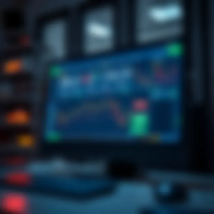 Desktop displaying Pocket Option trading platform interface with charts and trading options