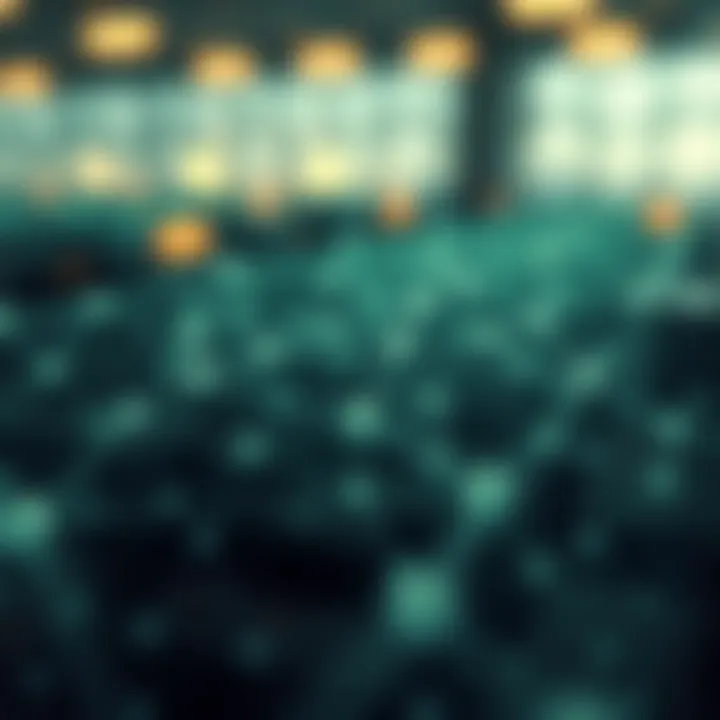 Diagram illustrating the architecture of the Polkadot blockchain network with interconnected parachains