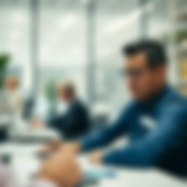 Depiction of business partnerships and customer support channels