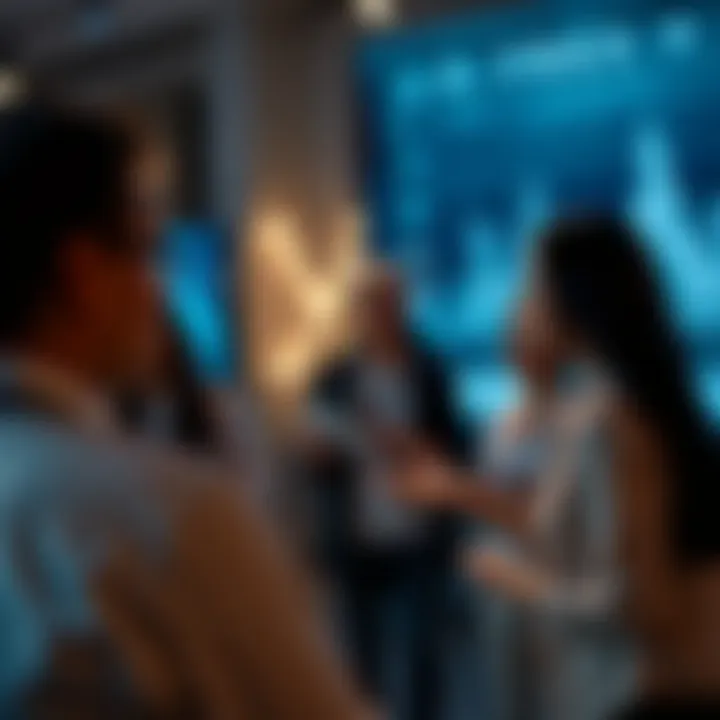 Visual representation of user interaction and content sharing dynamics on Quortex platform