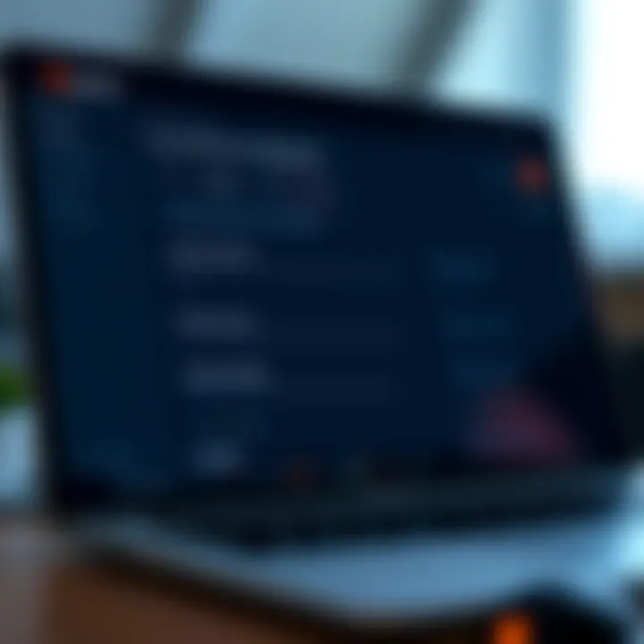 Dashboard of Quotex showing account recovery options and security settings