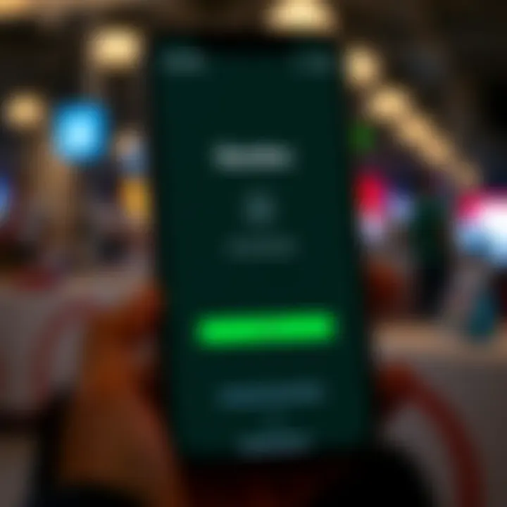 Secure Authentication Screen of Quotex Mobile Application Secure login screen for Quotex app on mobile device