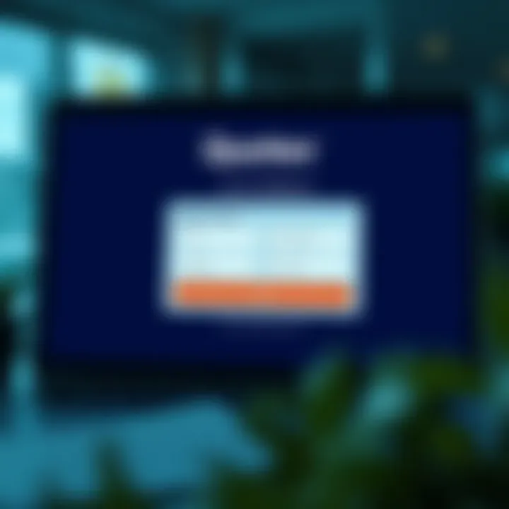 Illustration of account registration screen with input fields for user details on Quotex.com