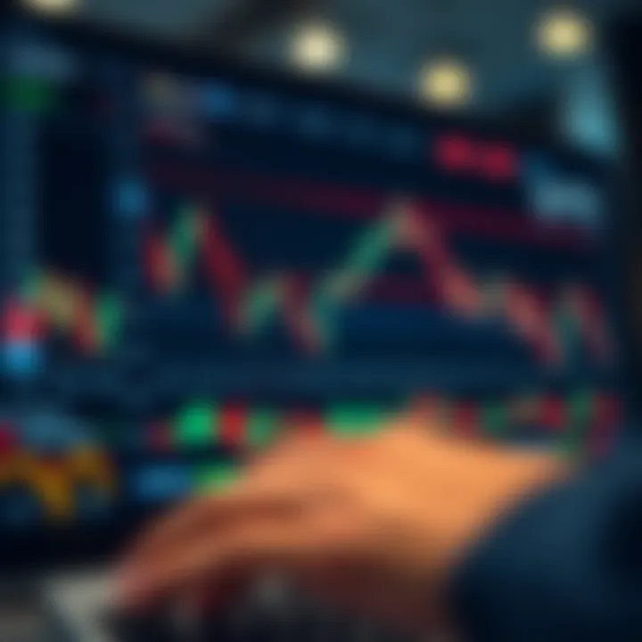 User interface showcasing interactive trading charts on Quotex platform