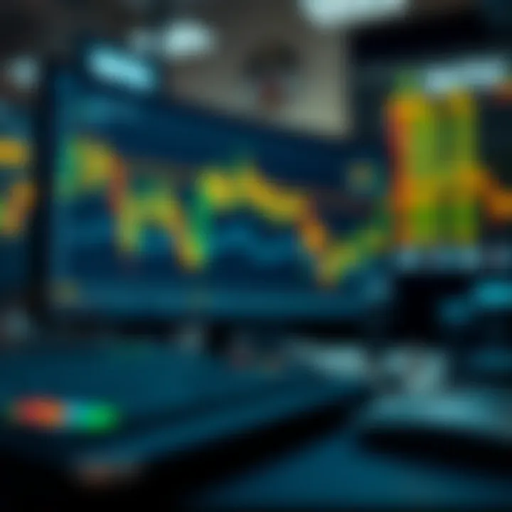 Graphical representation of trading strategies on Quotex Demo account