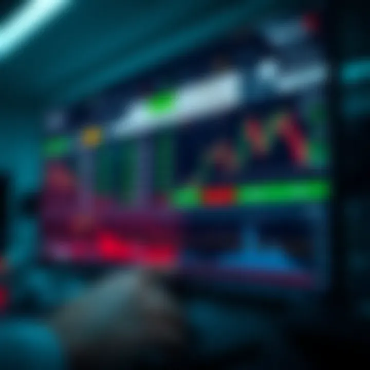 Interface of Quotex trading platform showing asset options and trading charts