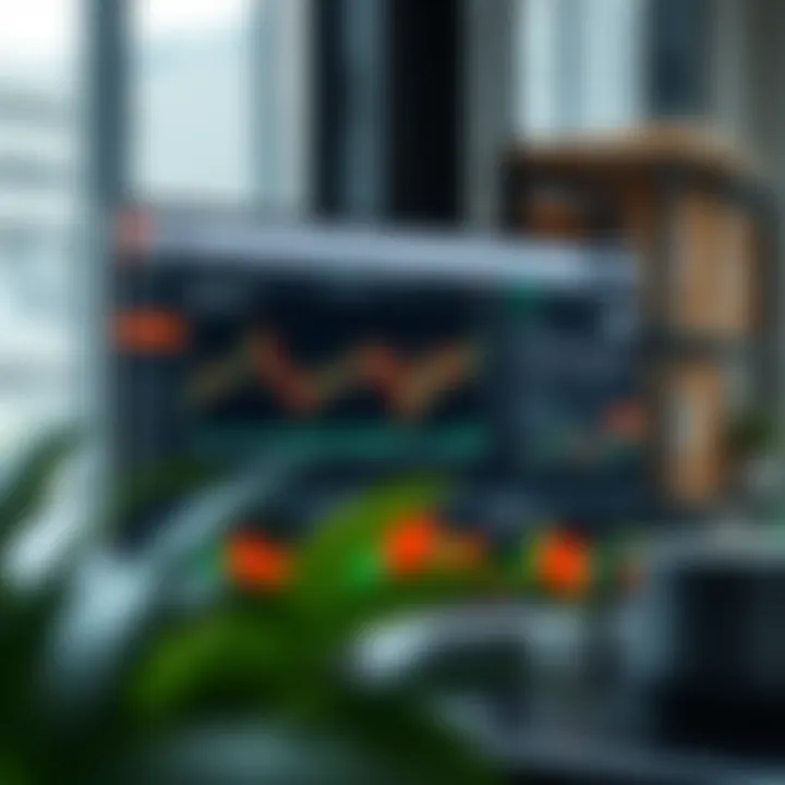 Quotex trading dashboard displaying charts, trading tools, and account overview