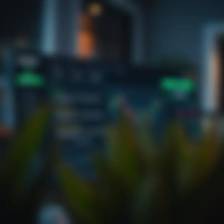 Dashboard of Quotex trading platform displaying navigation tips and troubleshooting options