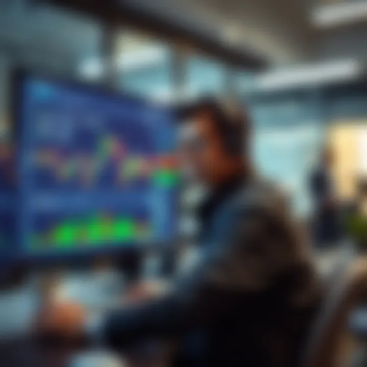 Secure online trading environment emphasizing encryption and customer support features