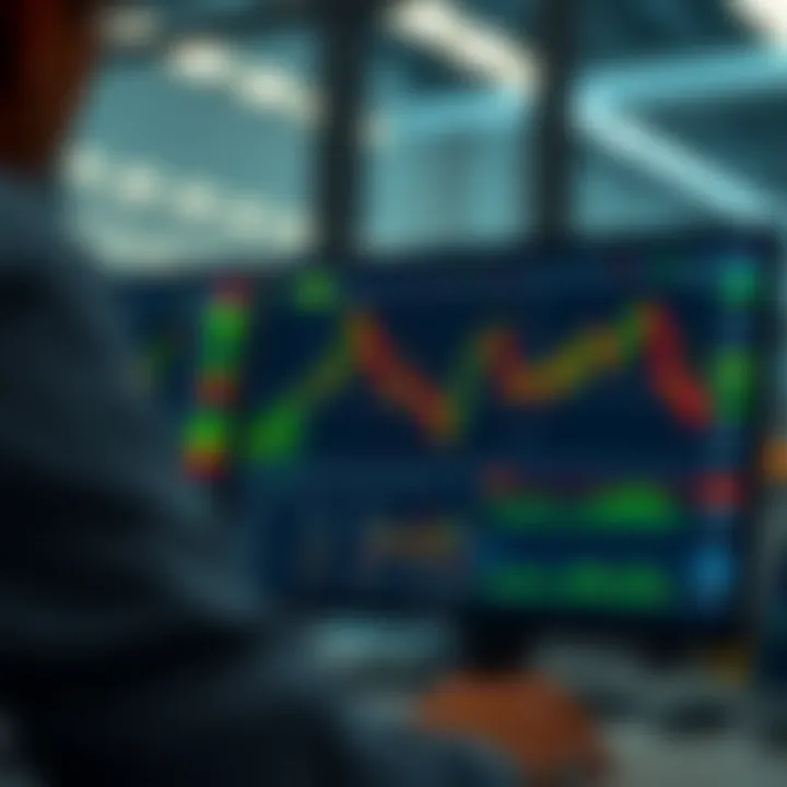 User interface of Quotex web trading platform showing market charts and trading options