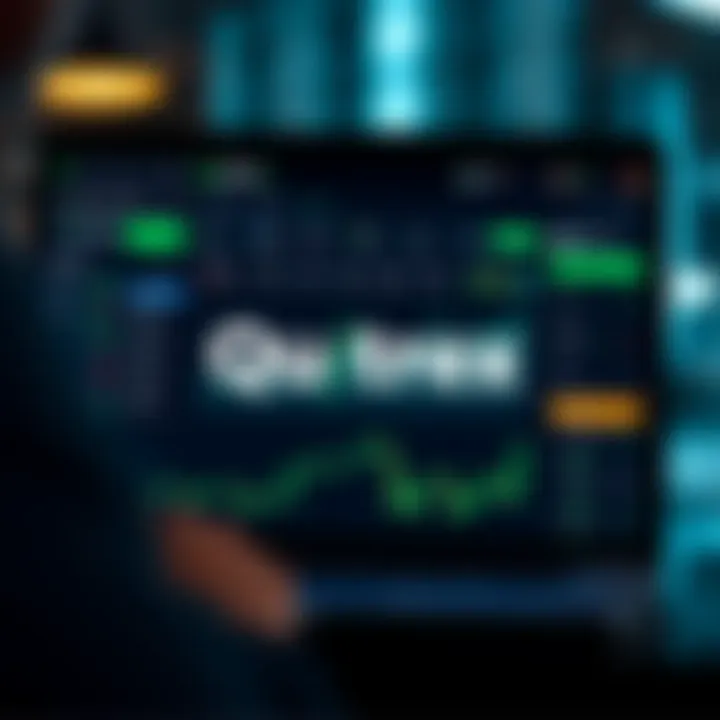 Overview of Quotrex platform interface showing key features and analytics dashboard