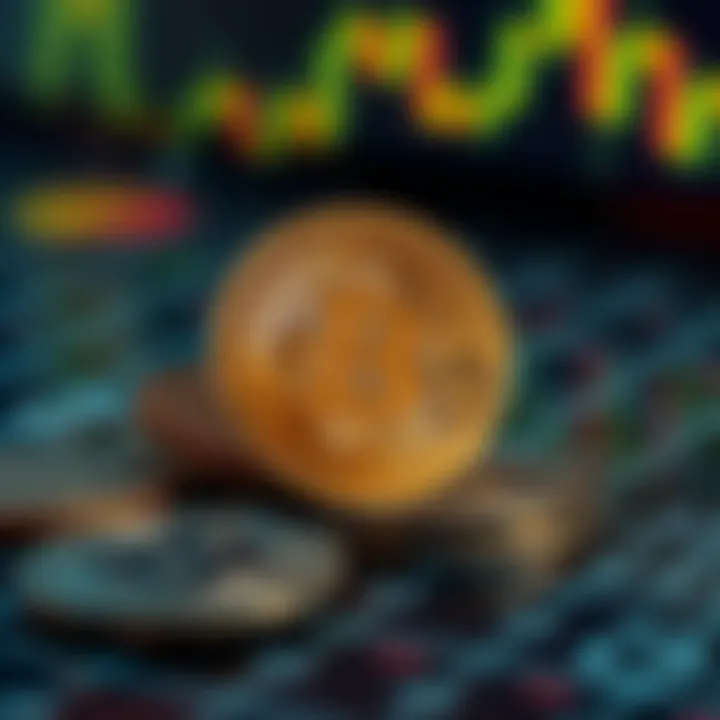 Visual representation of regulatory impact on cryptocurrency market dynamics