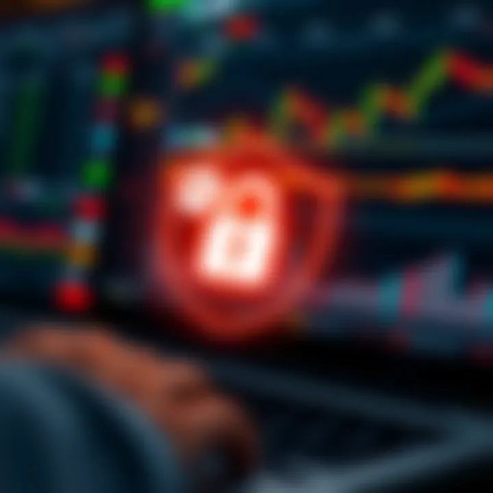 Secure online trading platform interface highlighting security and regulation