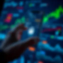 Secure online trading platform interface showing protective security features and investment management tools