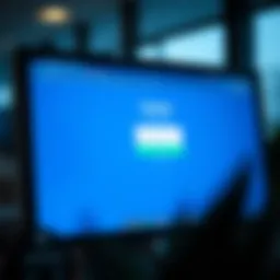 Accessing Quotex Platform Securely on PC Computer screen displaying the Quotex login interface with secure connection indicators