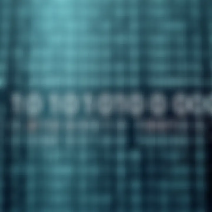 Diagram illustrating the binary number system with zeros and ones representing digital data