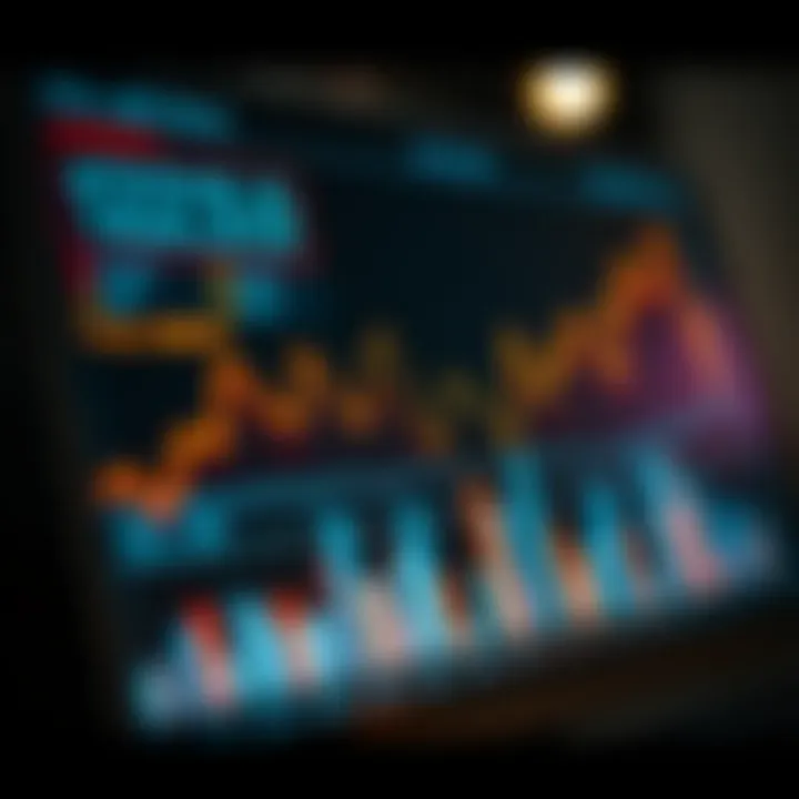 Graph illustrating key financial metrics and performance indicators