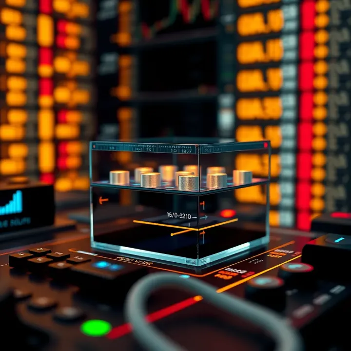 Secure Transaction Layers in Stock Settlement Systems Visualization of secure transaction layers ensuring rapid stock trade settlements