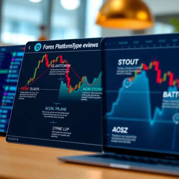 Overview of Forex Platform Types and Core Features Diagram illustrating various types of forex platforms and their key features