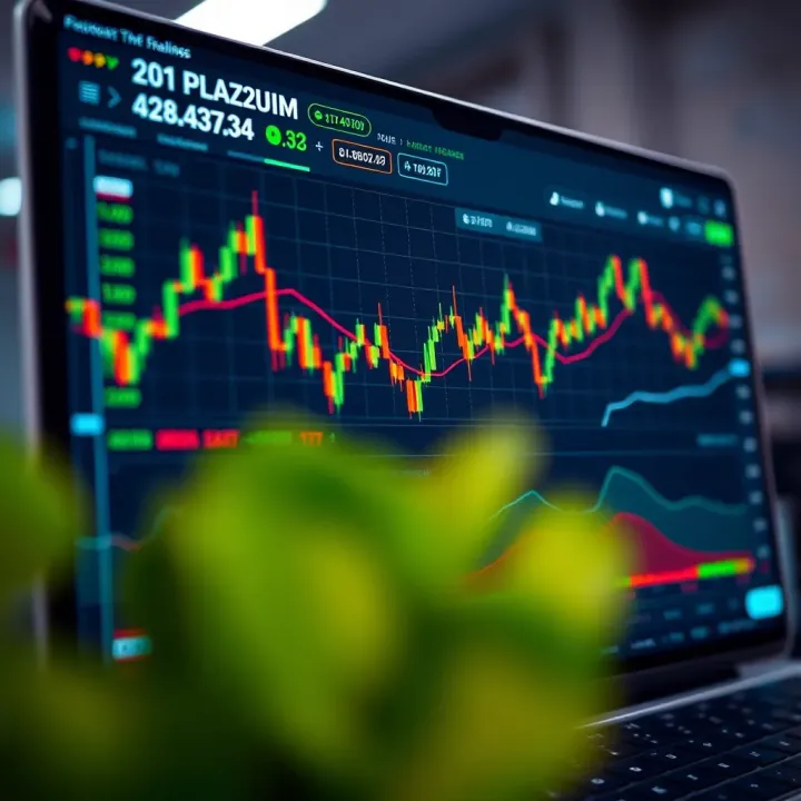 Detailed forex trading platform interface showing currency charts and analytics