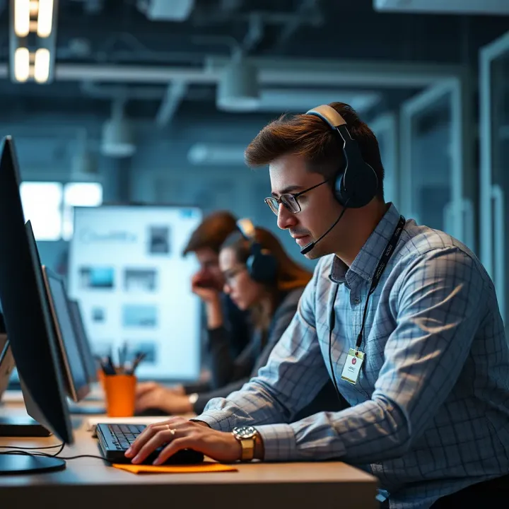 Troubleshooting and Assistance Offered by Quotex Support Support team assisting with troubleshooting and providing solutions in an online platform