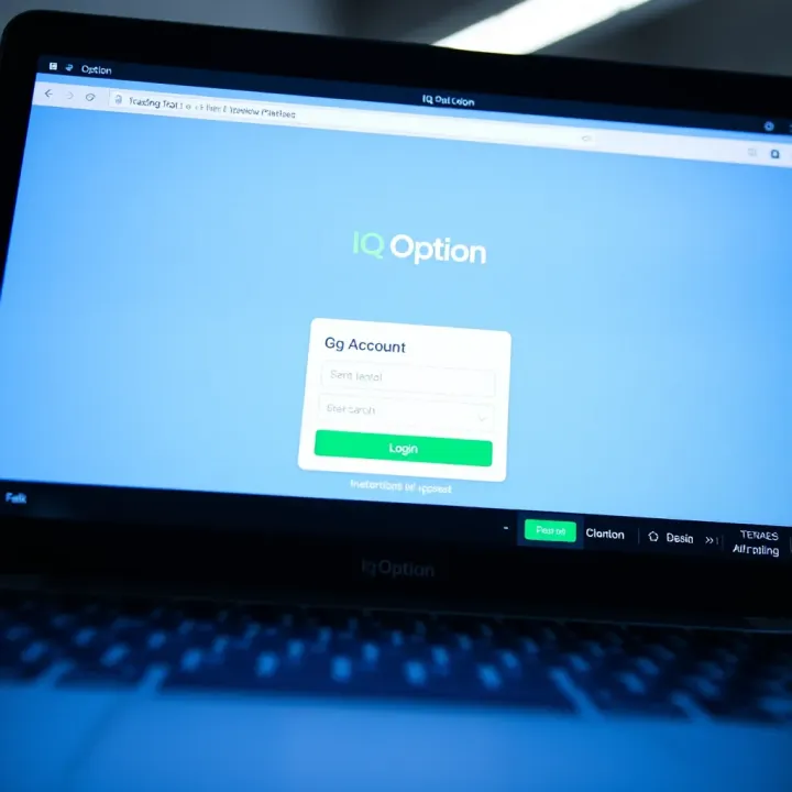 Secure login interface for online trading platform