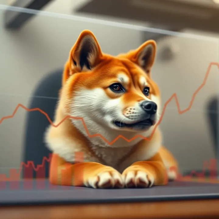 Graph showing market trends and regulatory factors influencing cryptocurrency value